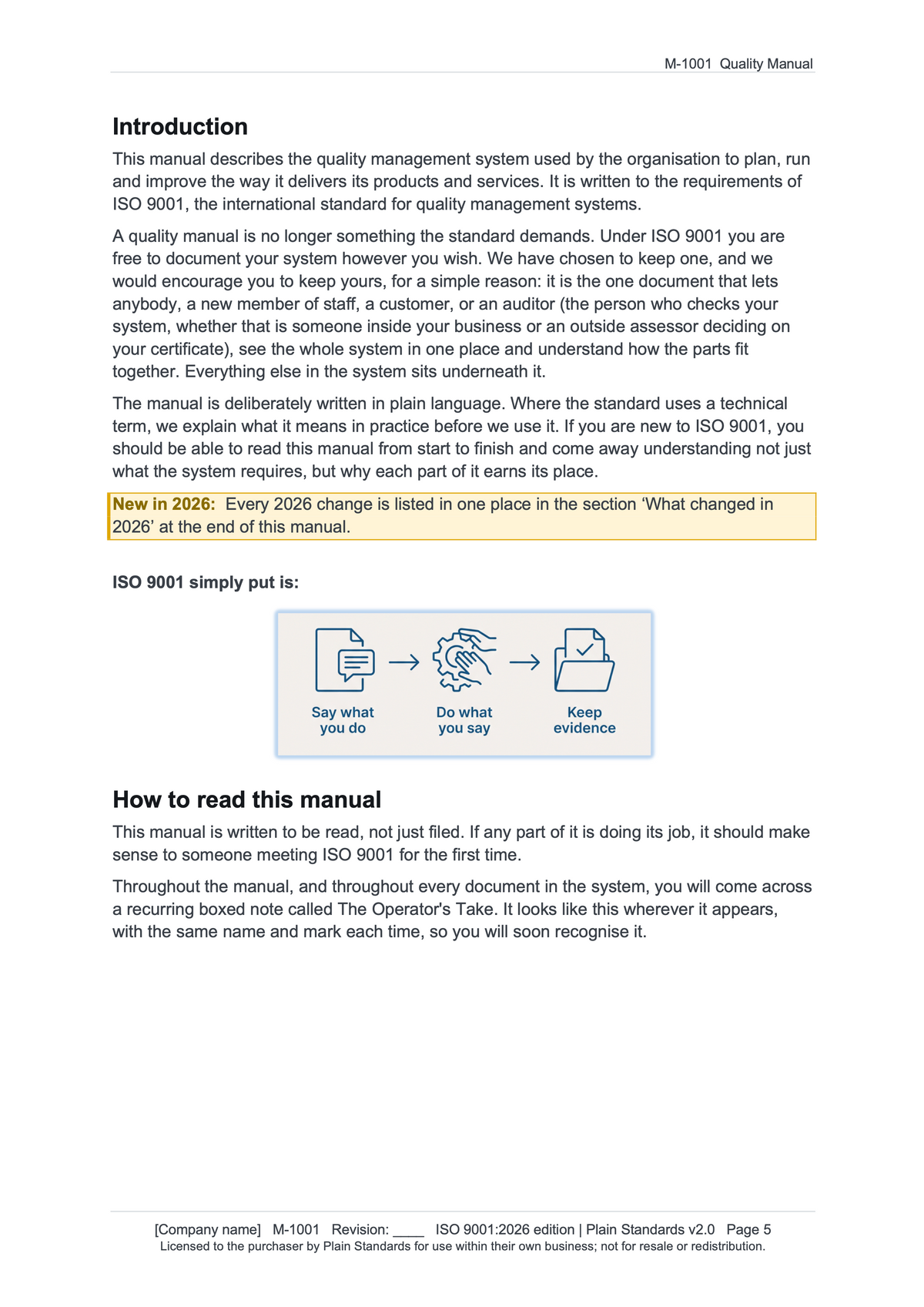 The ISO 9001:2026 Certification-Ready System