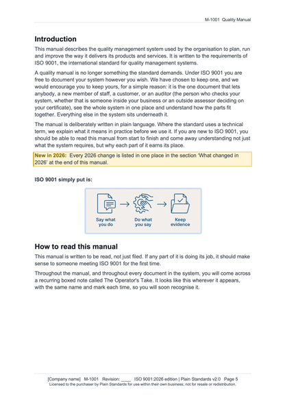 The ISO 9001:2026 Certification-Ready System