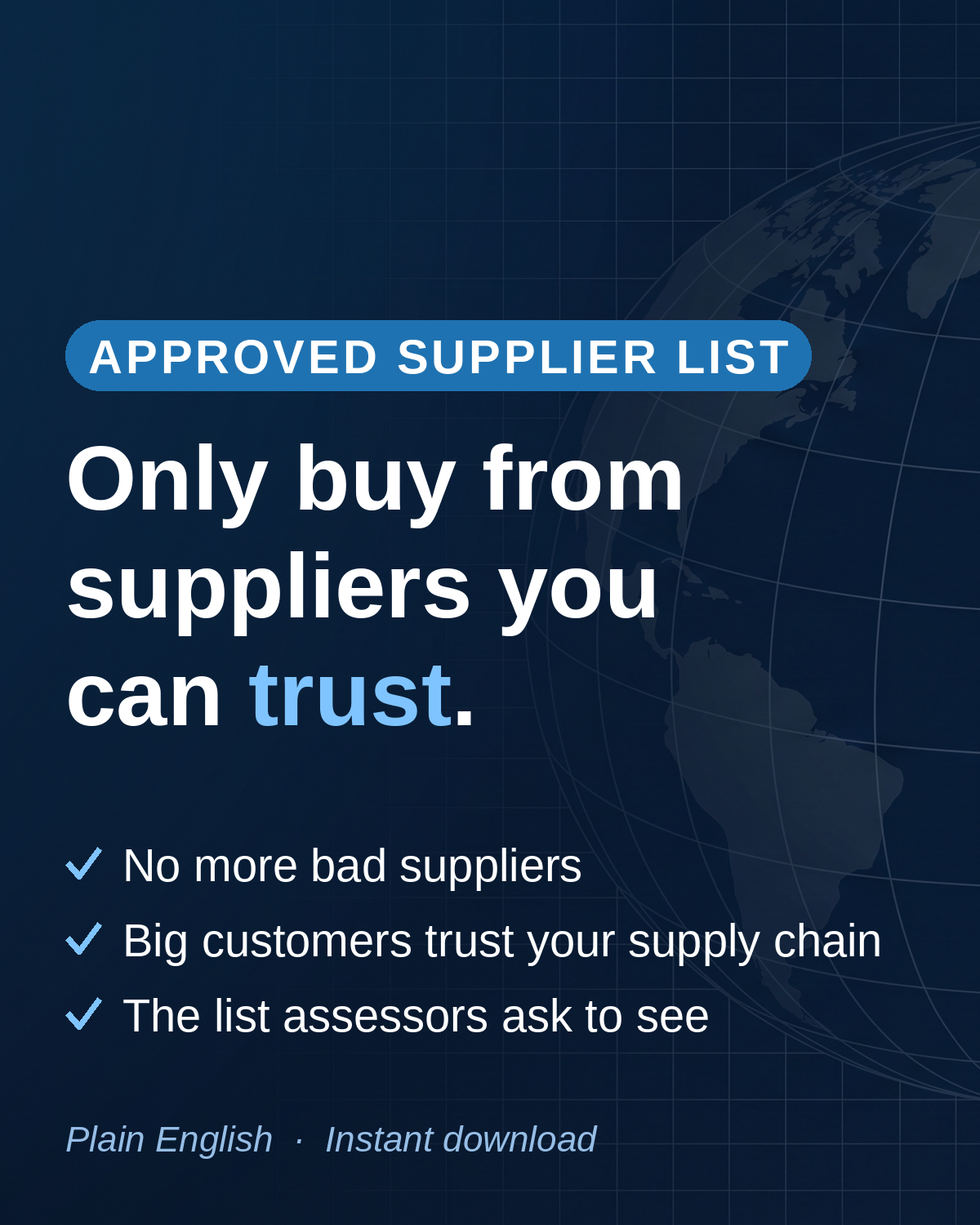 ISO 9001:2026 Approved Supplier List Template