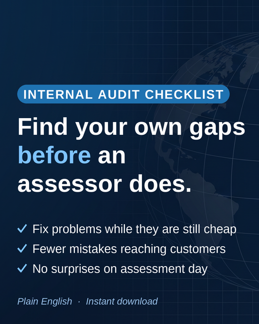 ISO 9001:2026 Internal Audit Checklist Template