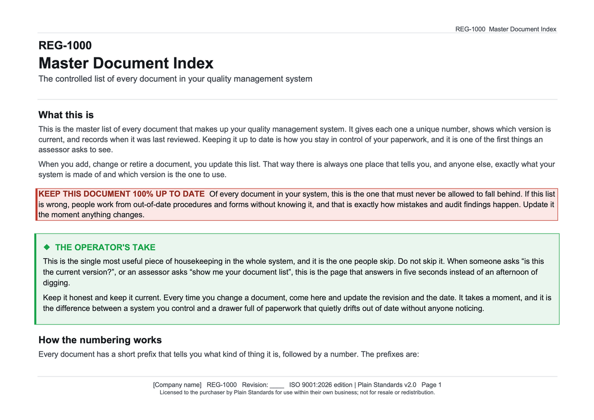 The ISO 9001:2026 Certification-Ready System