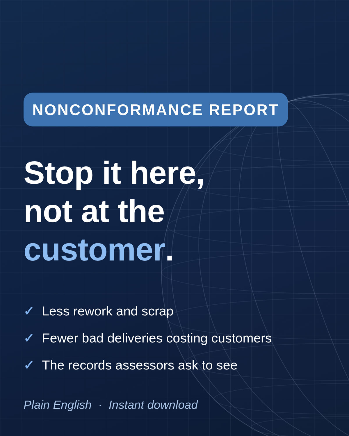 ISO 9001:2026 Nonconformance Report Template